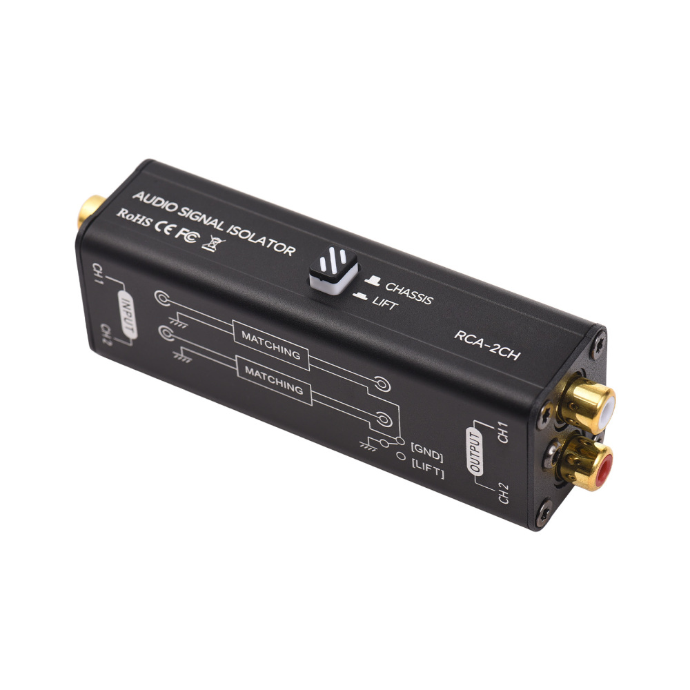 Audio Music Isolator - Isolateur de boucle de masse RCA