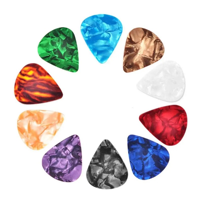 Electric Guitar Pick Pack - JEPicks-Plectre en celluloïd pour basse acoustique,