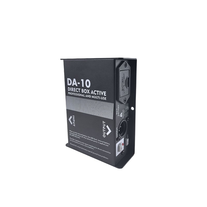 Audio Music Isolator - AU61-Da-10 Boîtier DI Actif avec Transformateur