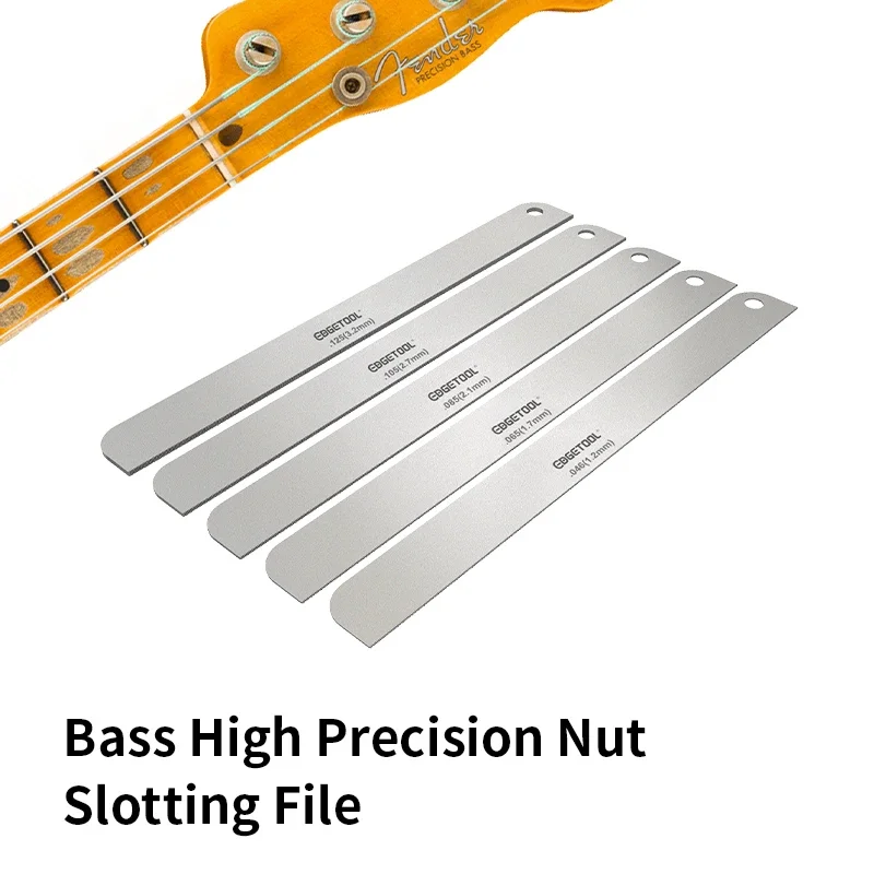Bass Guitar Strings - Jeu de limes à rainurer pour