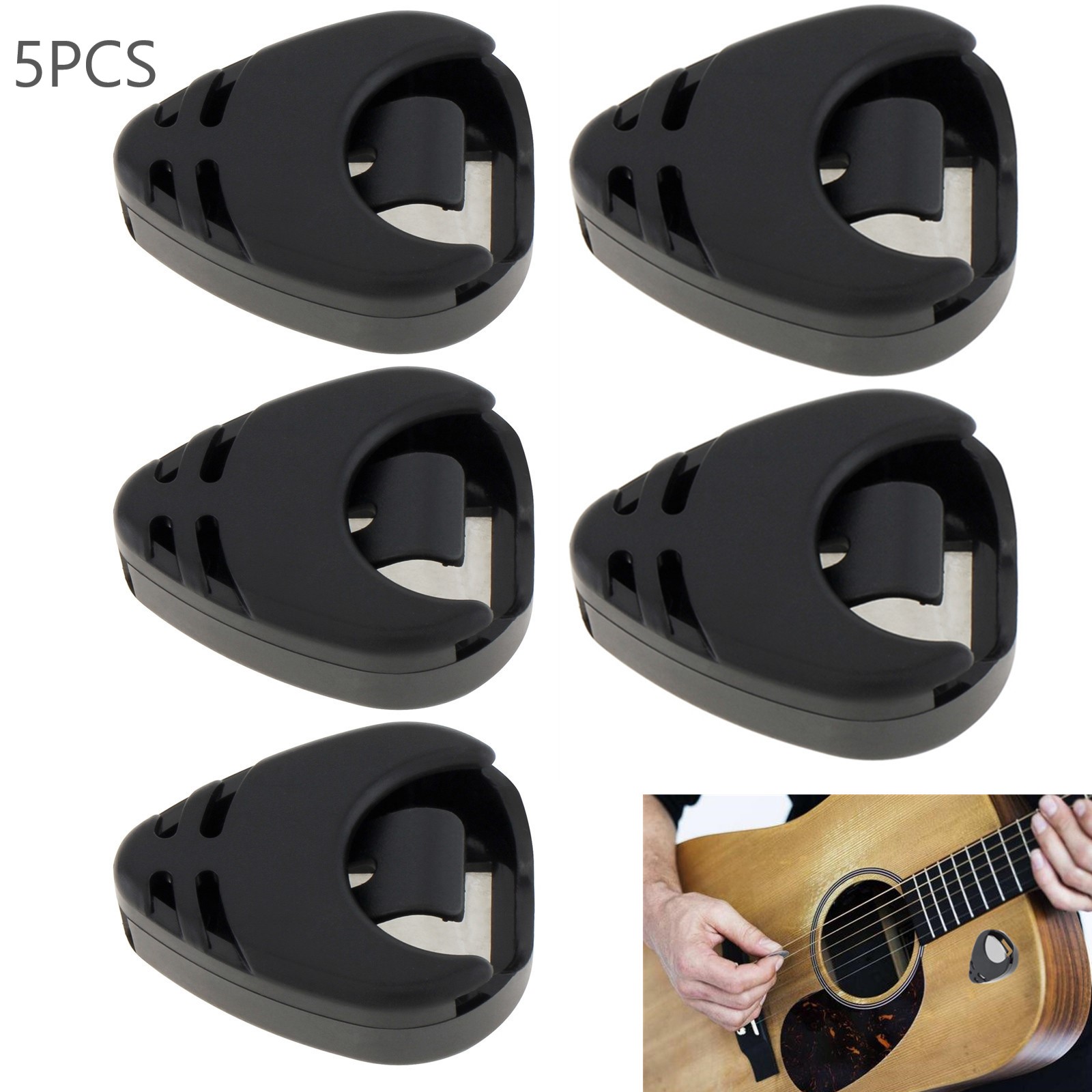 Electric Guitar Pick Pack - 5 pièces support de plectres de