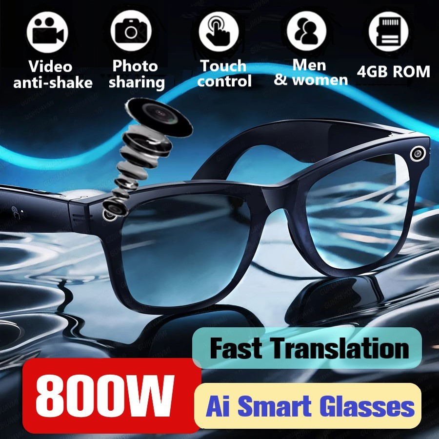 Audio Music To Video Ai Free - Lunettes de soleil intelligentes tendance avec