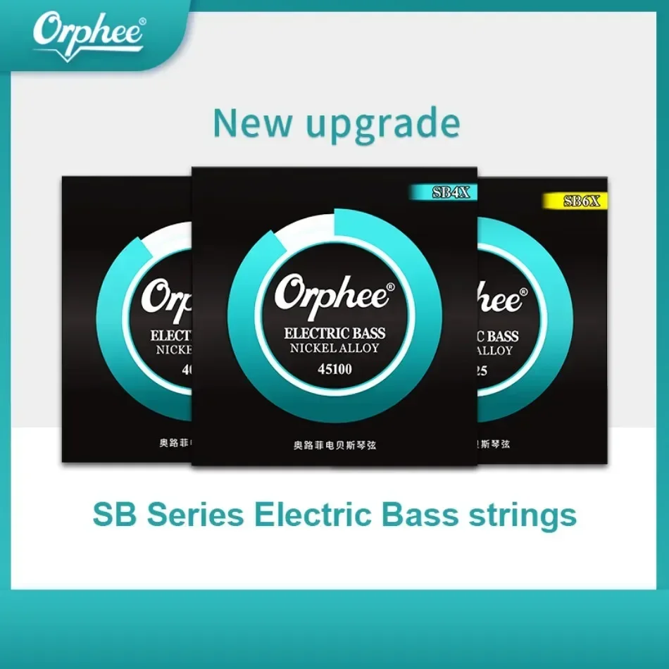 Bass Guitar Strings - Orphee-Cordes de basse enduites SB4X/5X/6X, 4/5/6
