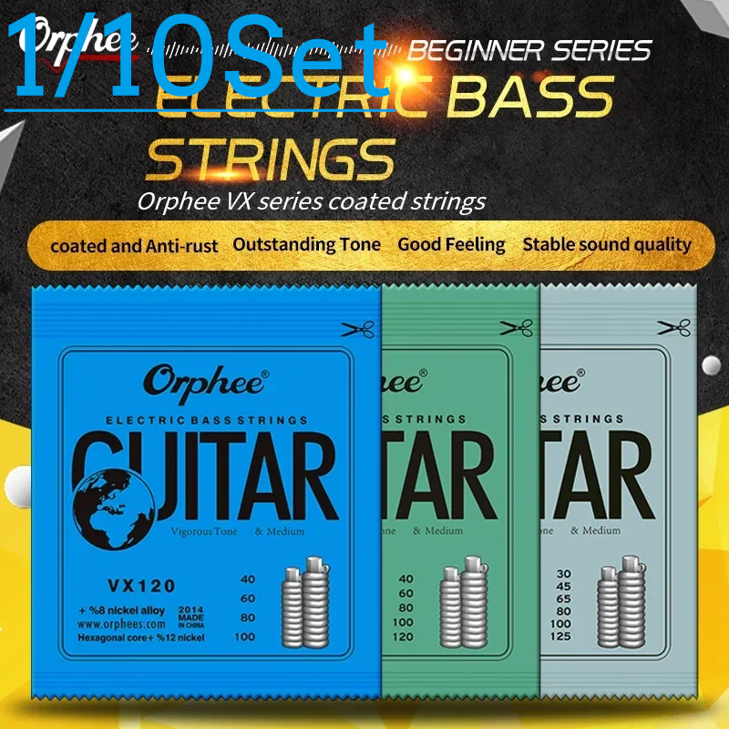 Bass Guitar Strings - Orphee 4/5/6 cordes de guitare basse
