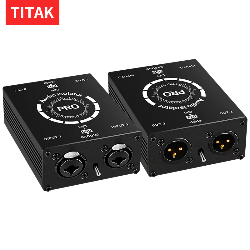 Audio Music Isolator - Isolateur audio professionnel 6,5 mm XLR