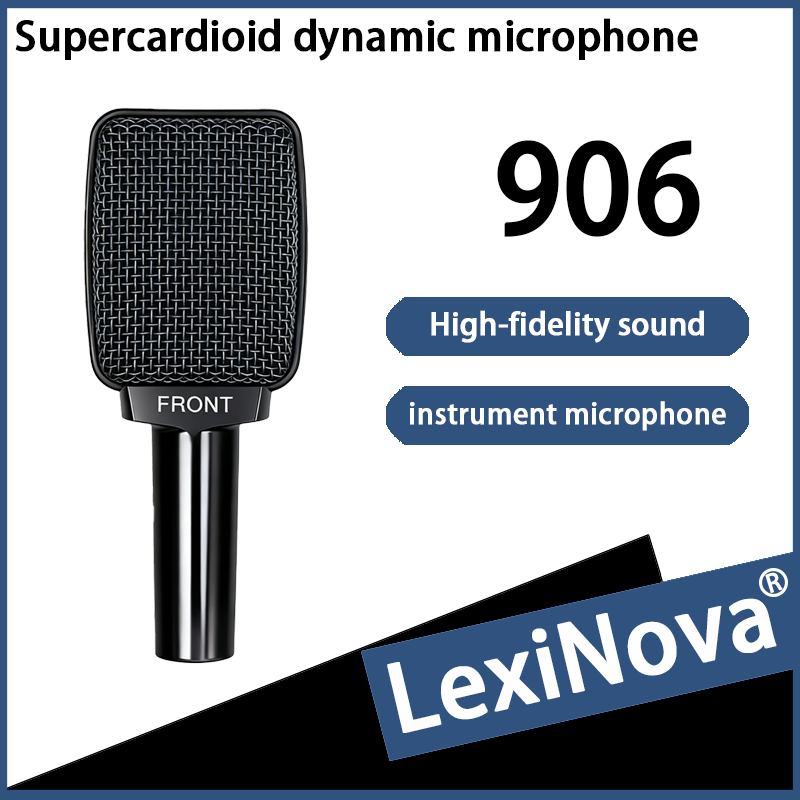Xlr Microphone Condenser - Nouveau Microphone d'enregistrement d'instruments 906, micro