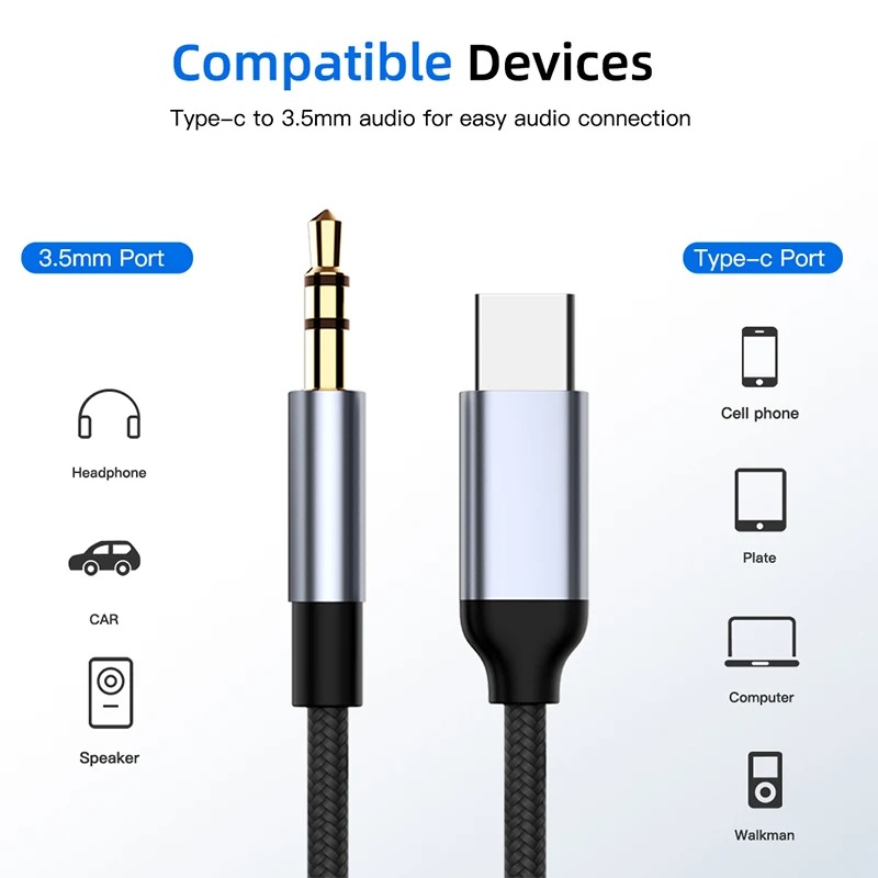 Audio Music Isolator - Adaptateur audio USB C vers 3,5