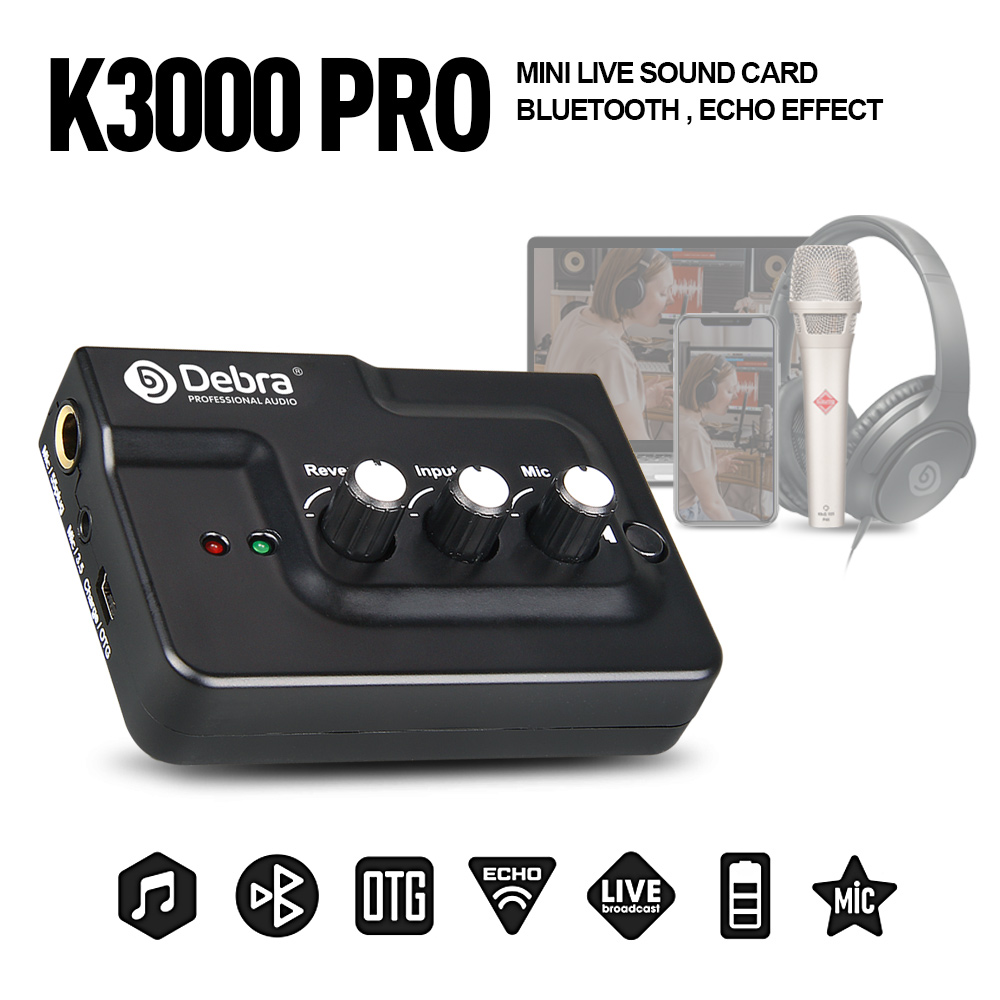 Audio Music Recorder - Carte son K3000 PRO avec effet
