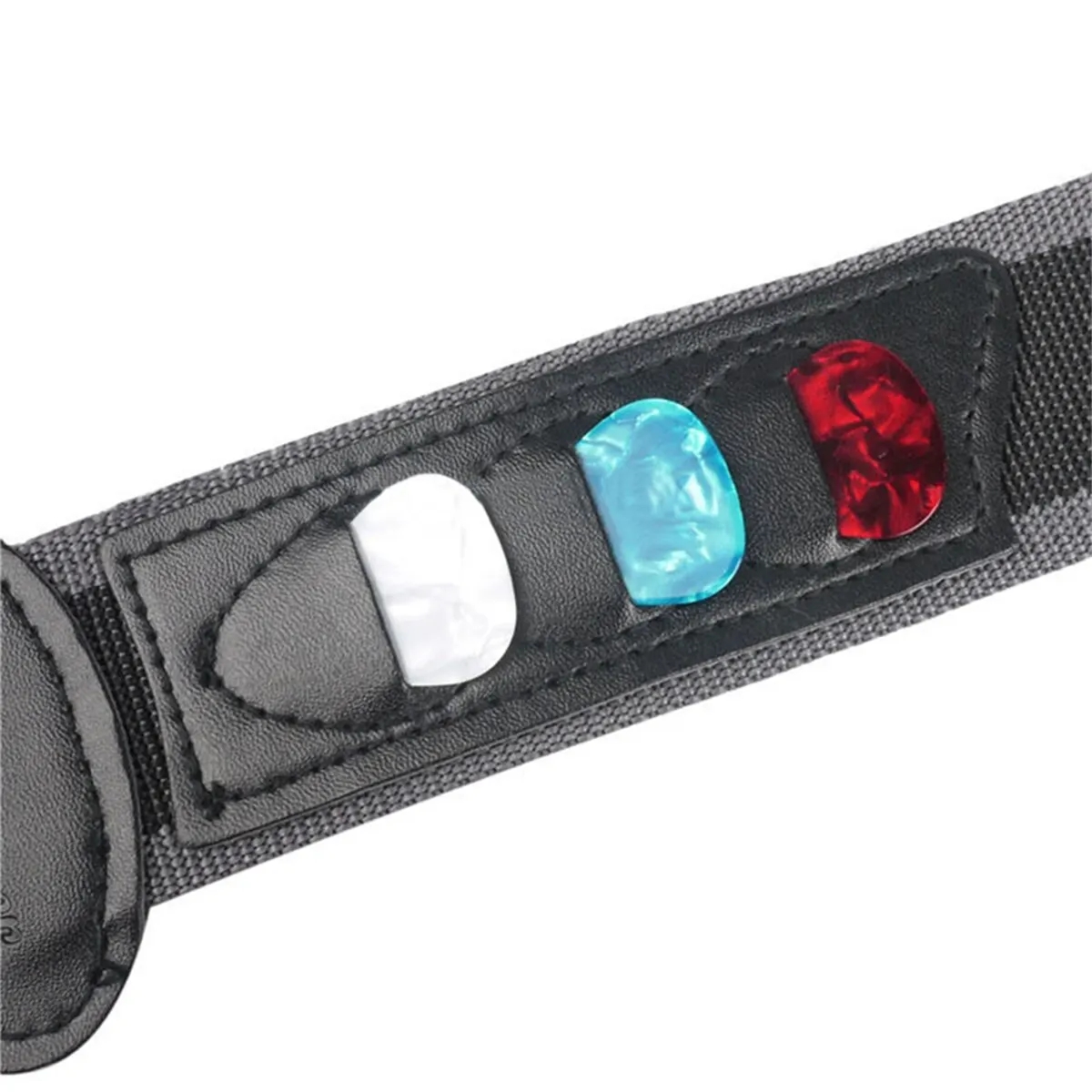 Sangle de guitare en cuir PU M - Electric Guitar Pick Pack avis et prix