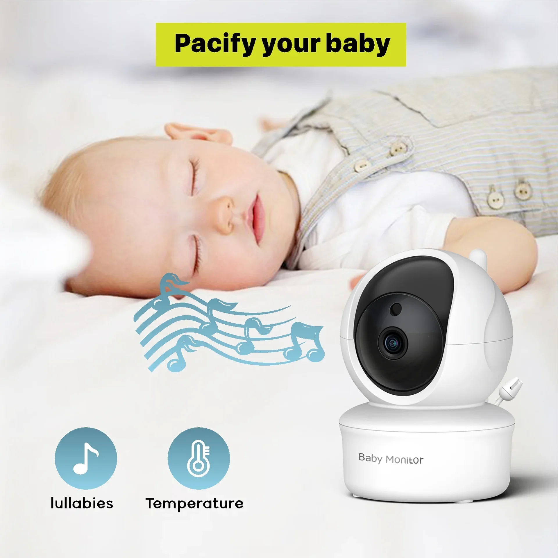 Moniteur vidéo pour bébé de 5, - Audio Music Videos avis et prix