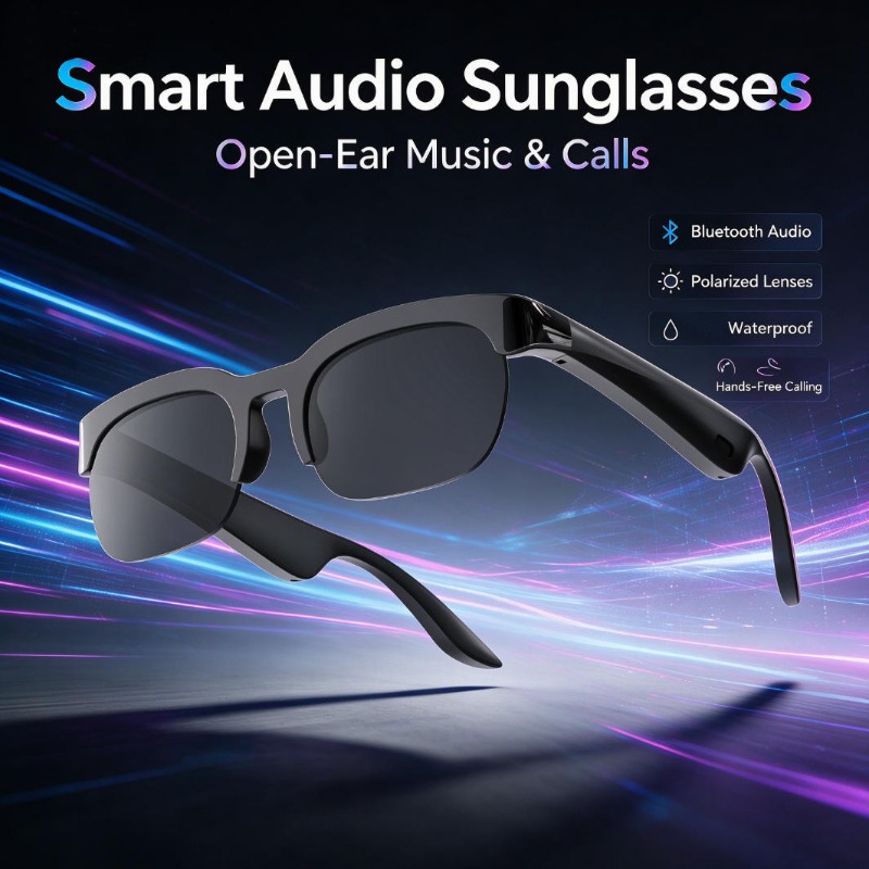 Lunettes audio intelligentes à - Audio Music Videos avis et prix