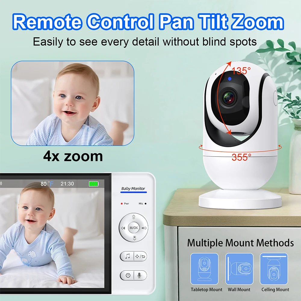 Pas de WiFi 7 pouces bébé moni - Audio Music Videos avis et prix