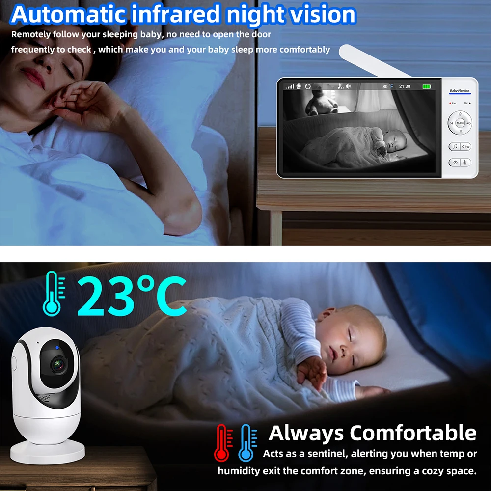 Pas de WiFi 7 pouces bébé moni - Audio Music Videos avis et prix