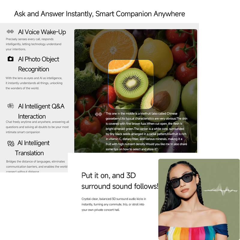 Lunettes intelligentes IA 2026 - Audio Music To Video Ai Free avis et prix