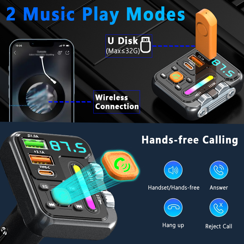 Lecteur MP3 de voiture sans fi - Audio Music Free Mp3 avis et prix