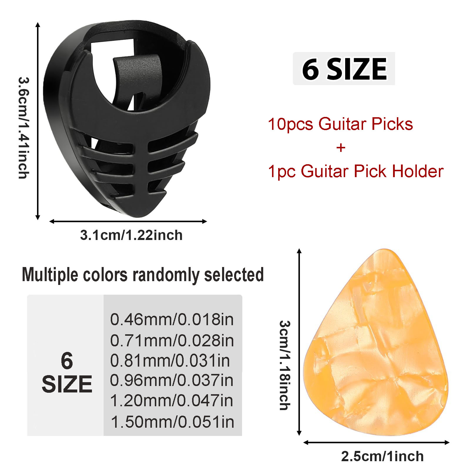 10 plectres de guitare et 1 su - Electric Guitar Pick Pack avis et prix