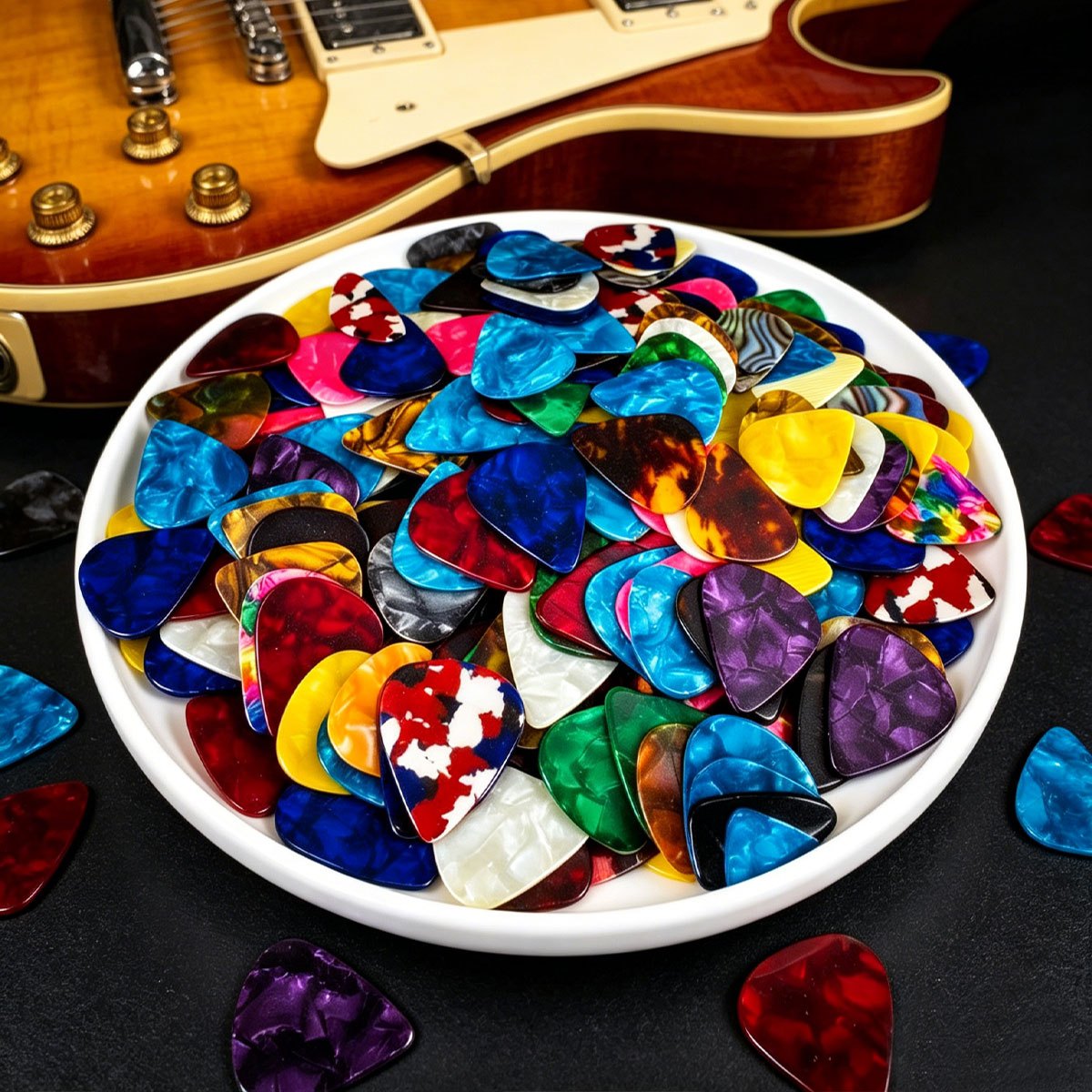 81 plectres de guitare en cell - Electric Guitar Pick Pack avis et prix