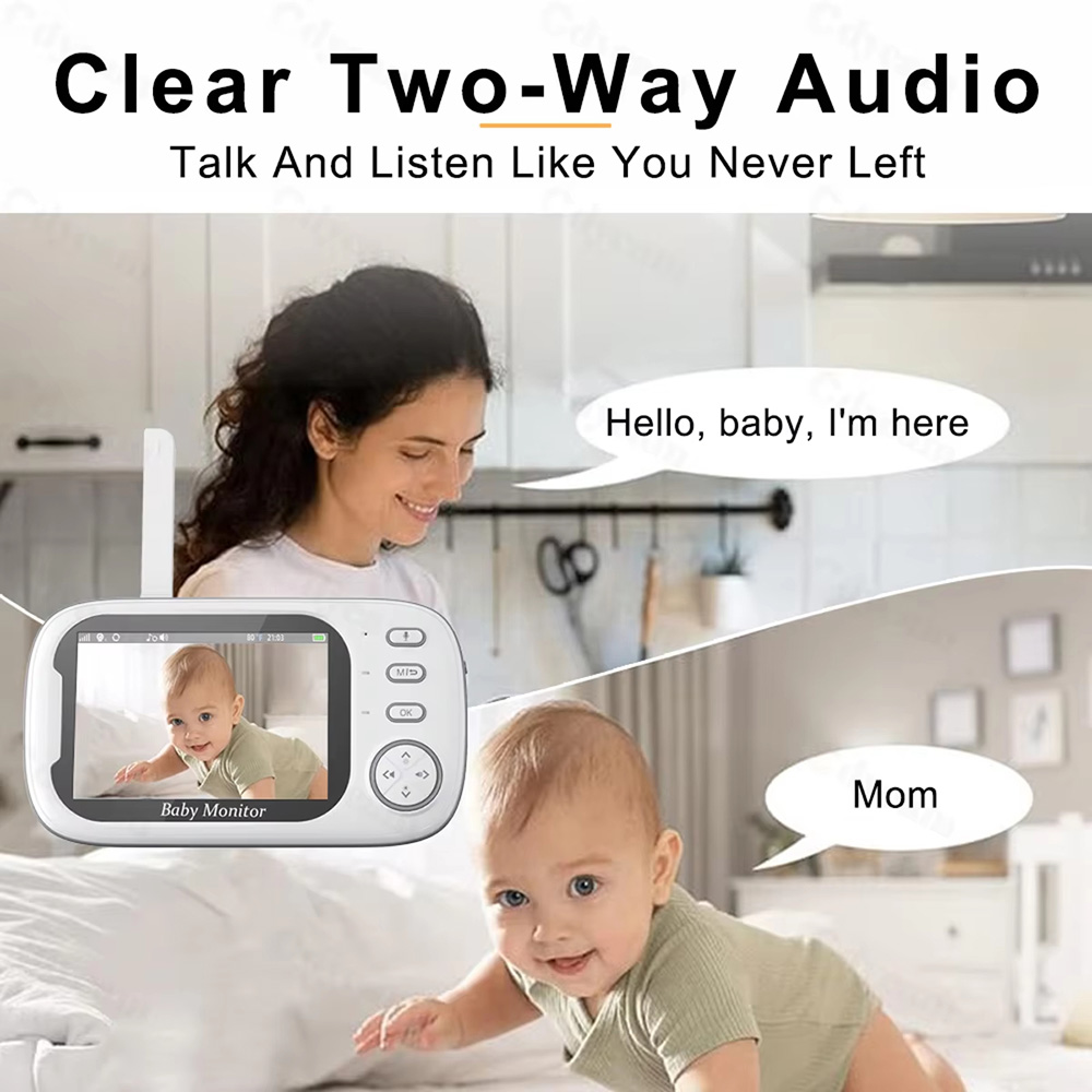 Moniteur bébé 3,5 pouces avec  - Audio Music Videos avis et prix