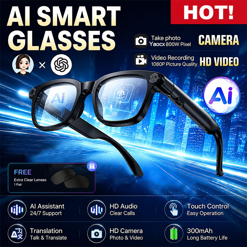 Nouvelles lunettes intelligent - Audio Music To Video Ai Free avis et prix
