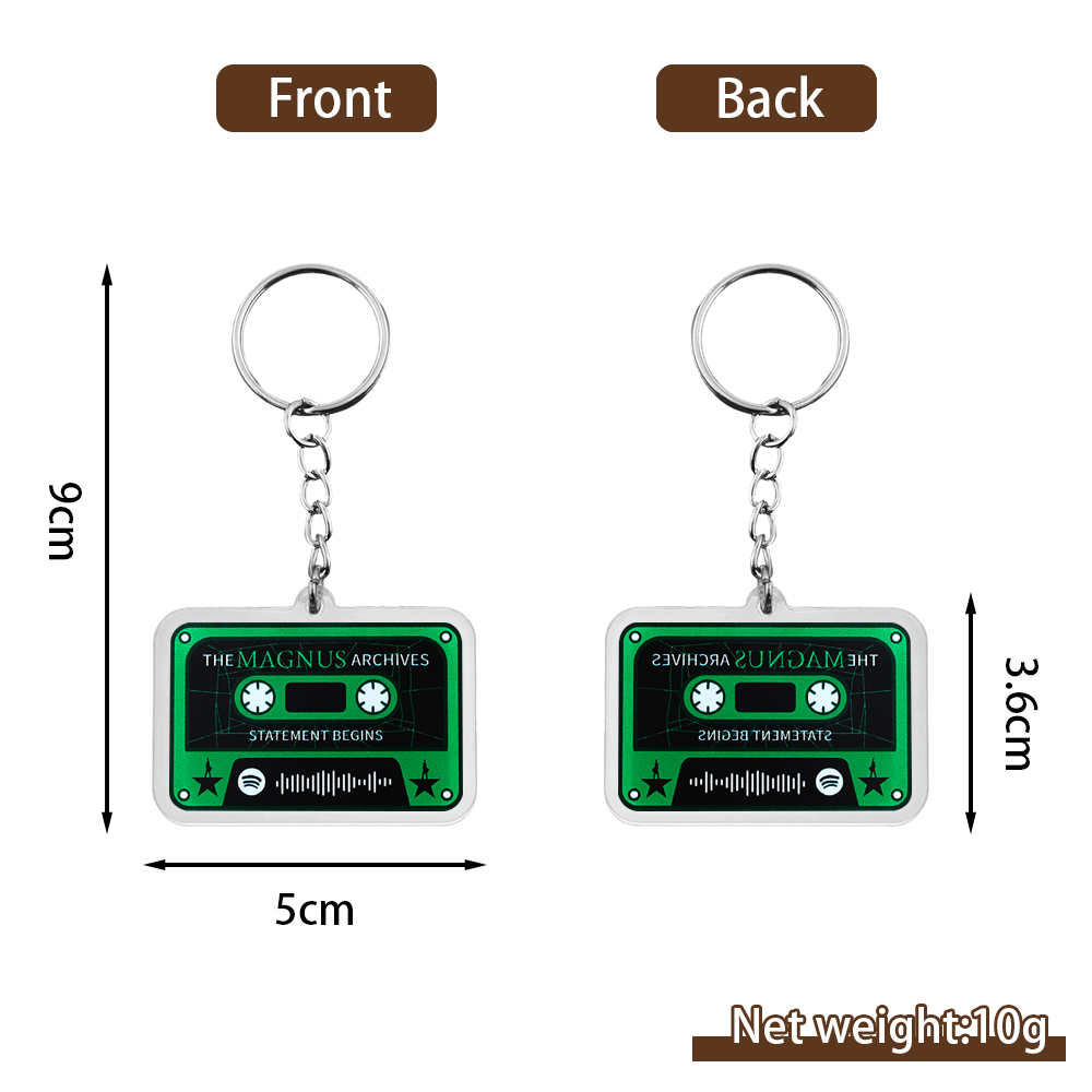 Porte-clés pendentif inspiré d - Audio Horror Music avis et prix