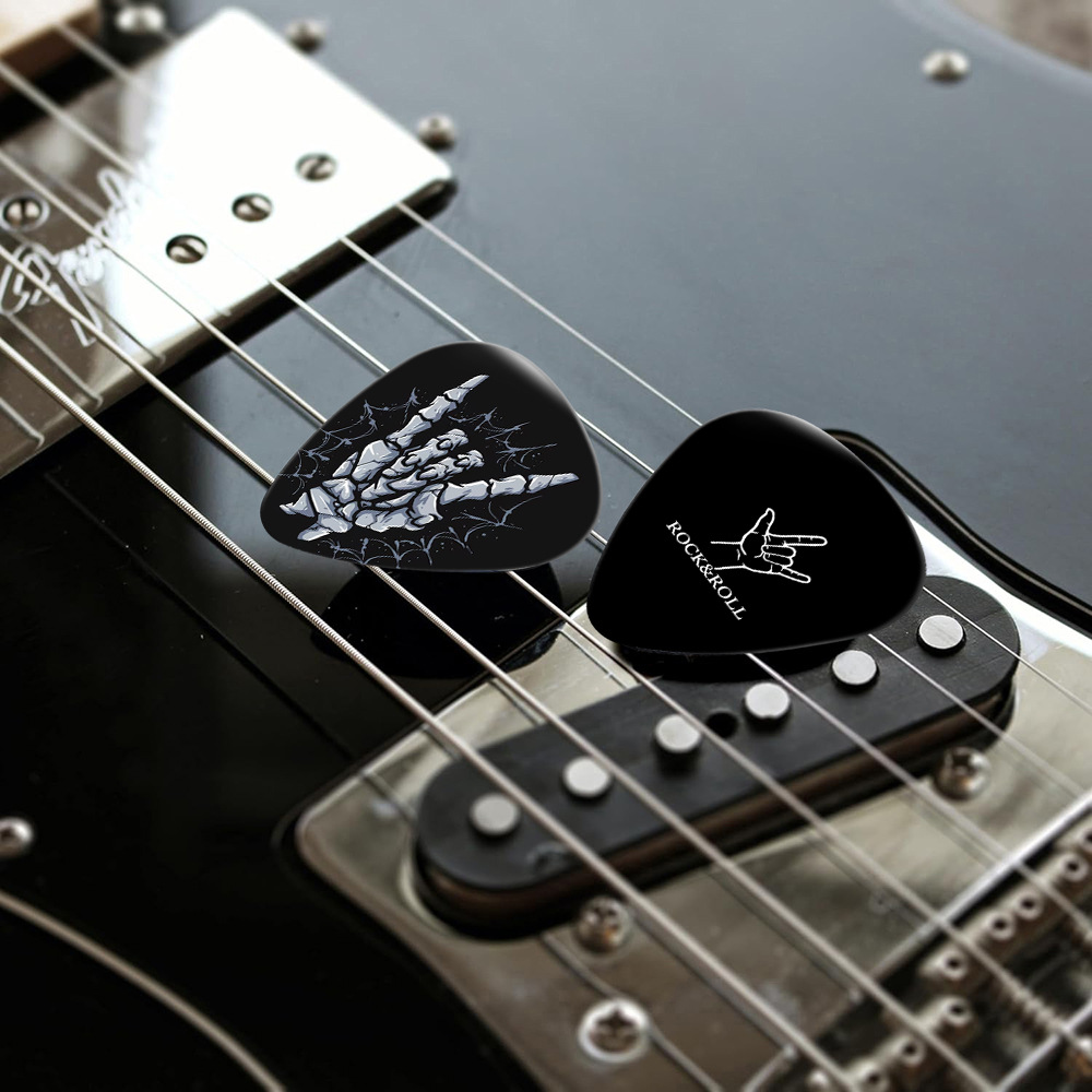 12 pièces plectres de guitare  - Electric Guitar Pick Pack avis et prix