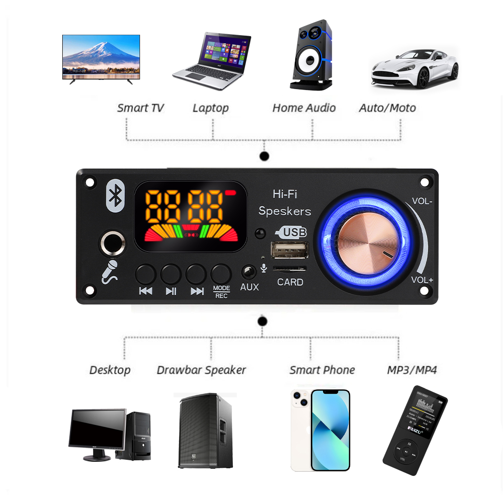Bluetooth 5.1 bricolage 160W a - Audio Music Recorder avis et prix