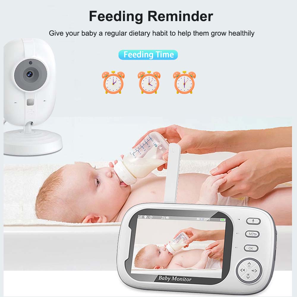Babyphone Vidéo 3.5'', 2.4G, a - Audio Music Videos avis et prix