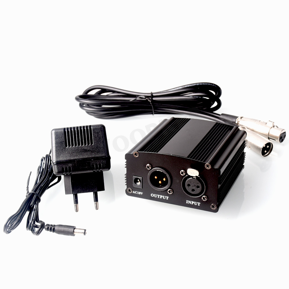 Woopker 48V alimentation fantô - Xlr Microphone Condenser avis et prix