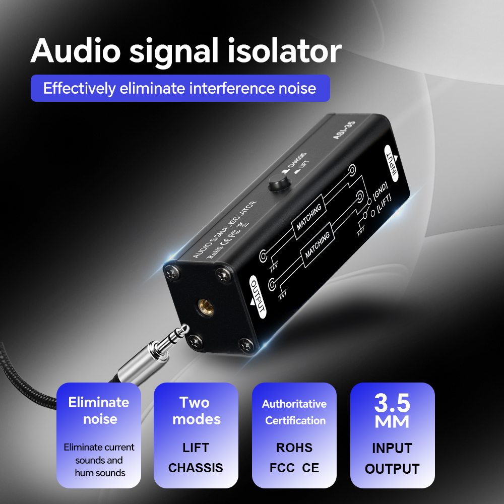 Isolateur de boucle de masse p - Audio Music Isolator avis et prix